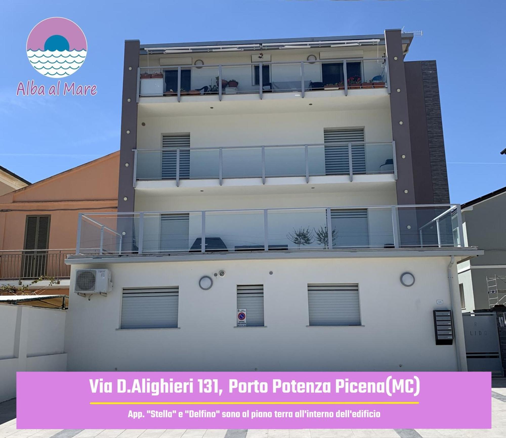 Ferienwohnung Conero-30Mt Dalla Spiaggia Di Sabbia-Bilocale E Corte-Delfino Porto Potenza Picena Exterior foto